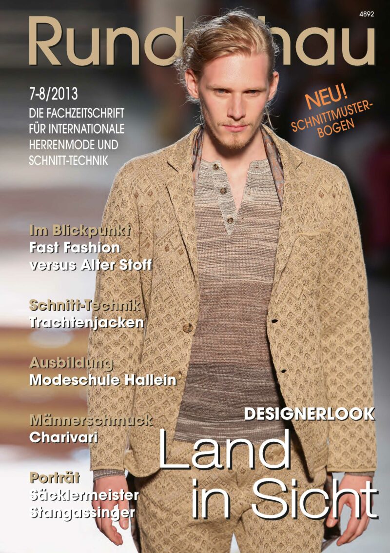 Produkt: Rundschau für Internationale Herrenmode 7/8.2013 Digital