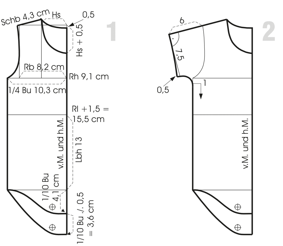 Pattern Construction for Baby Basics › & Sohn