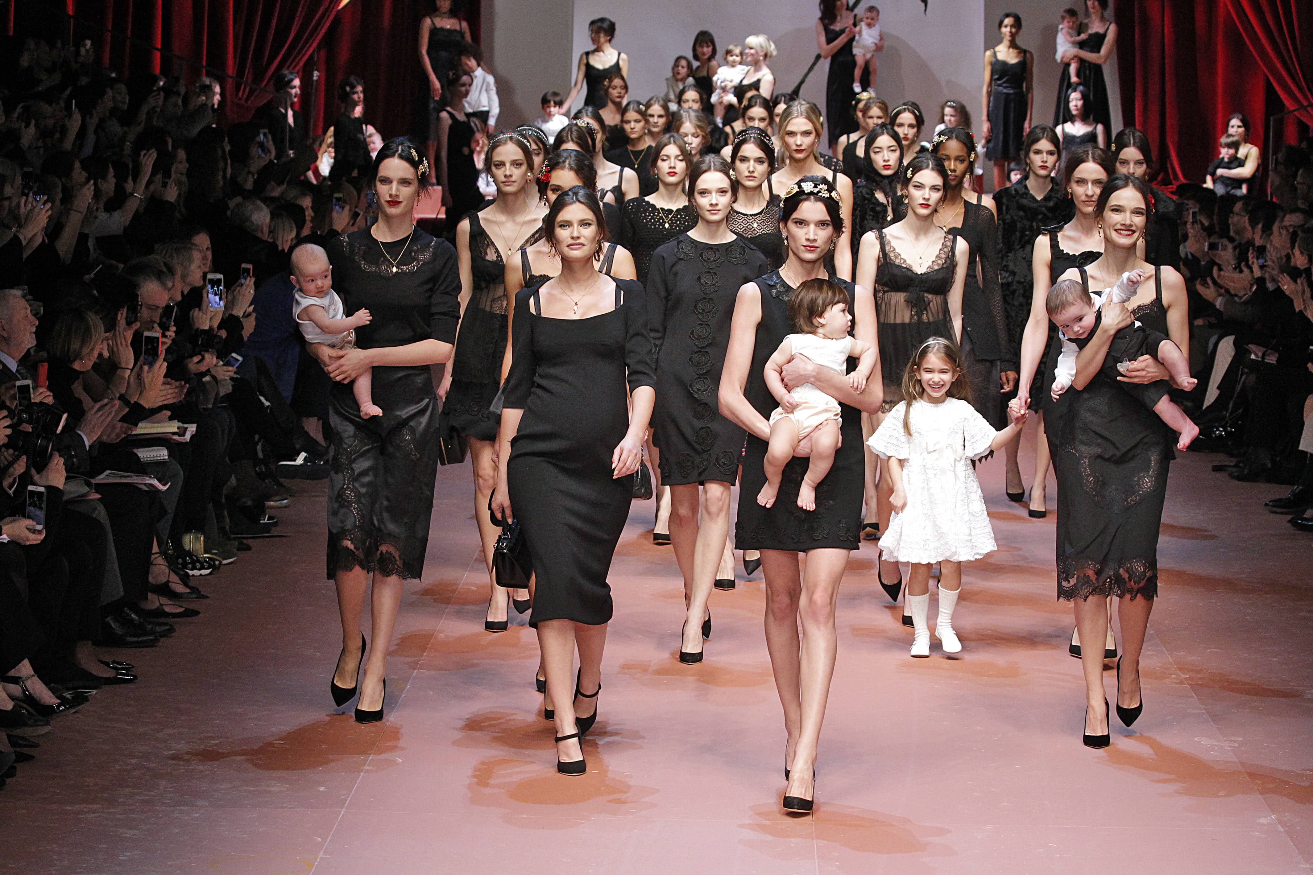 Baby-fashion on Runway