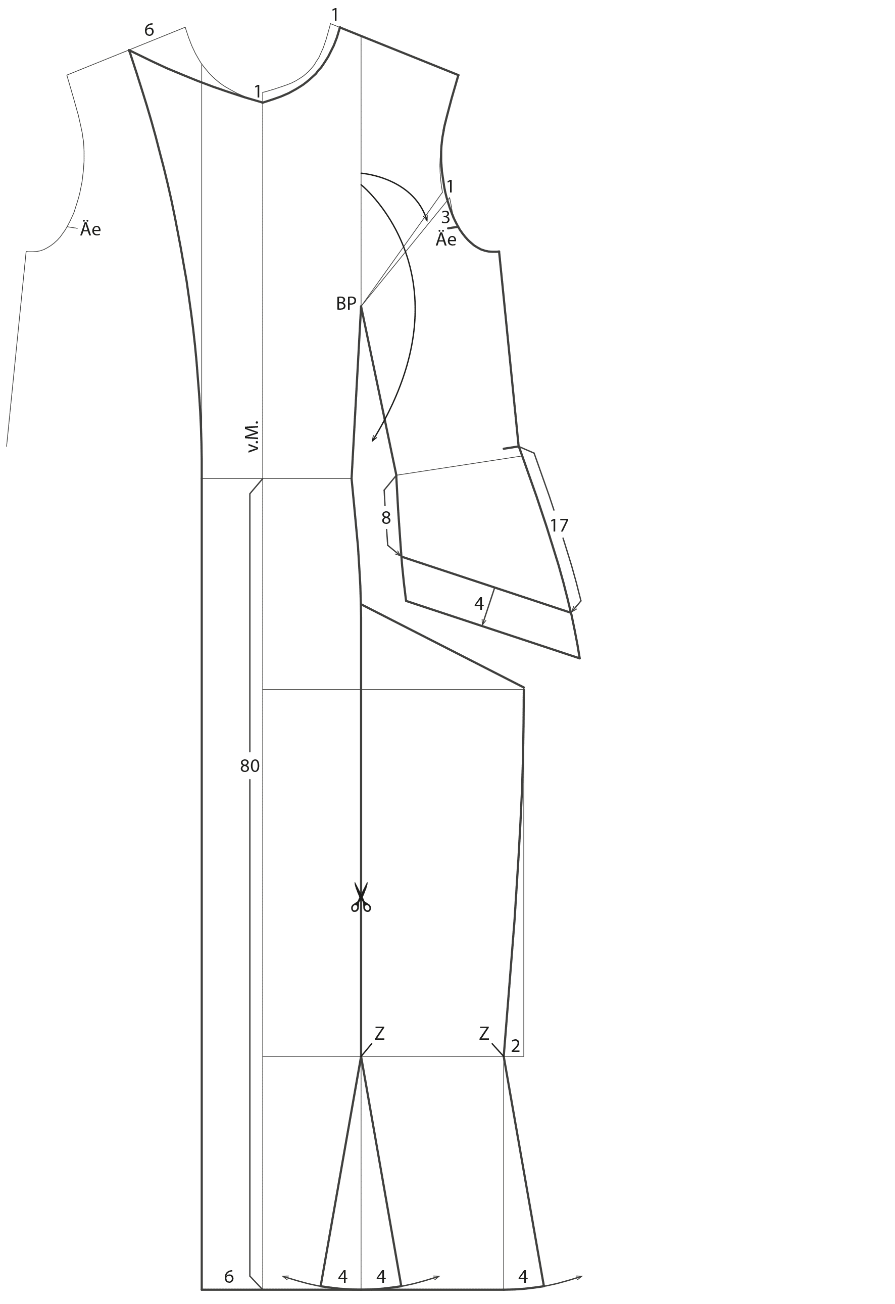 Pattern Construction of a 1930s Coat Dress