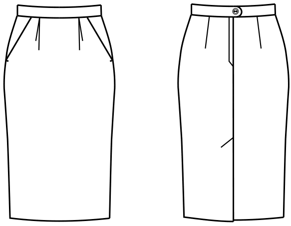 Ladies Tiered Maxi Skirt Sewing Pattern - PATTERN EMPORIUM