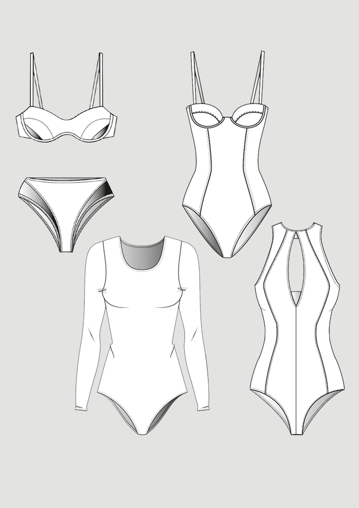 Produkt: Schnittmuster Bikini & Badeanzug