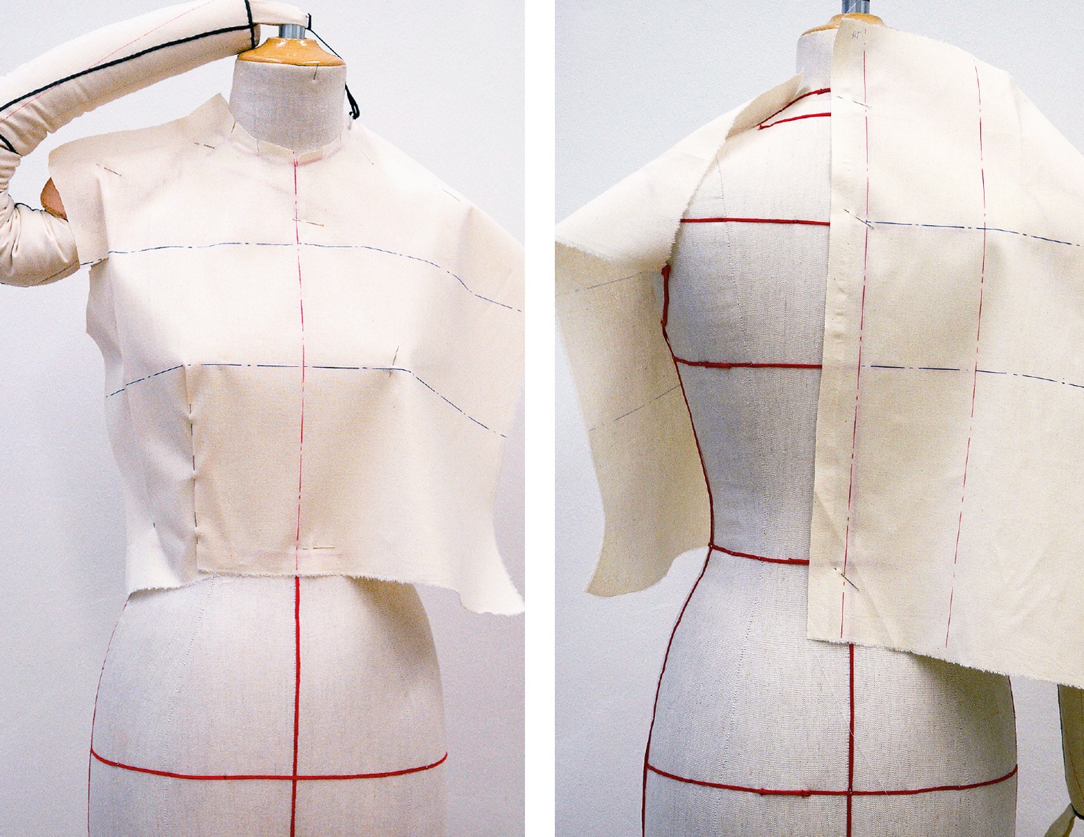 Kleid Drapage Tutorial Step 7-8