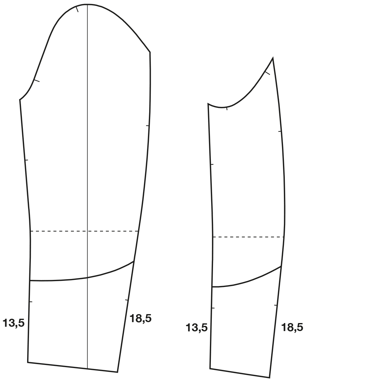 Schnittkonstruktion Gardeuniform