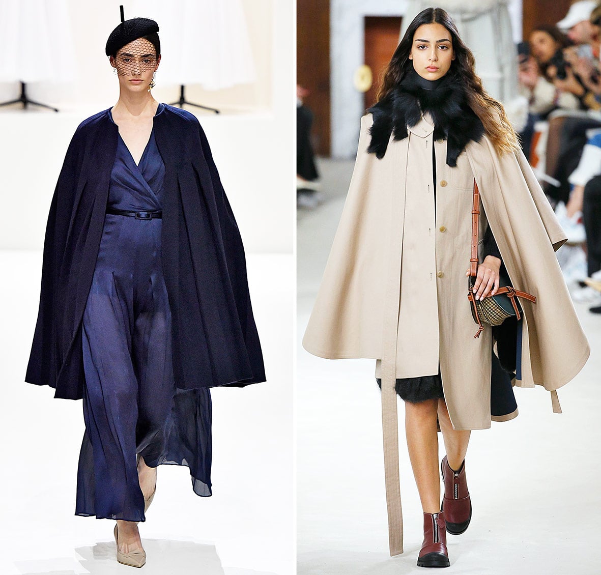 Capes auf dem Runway