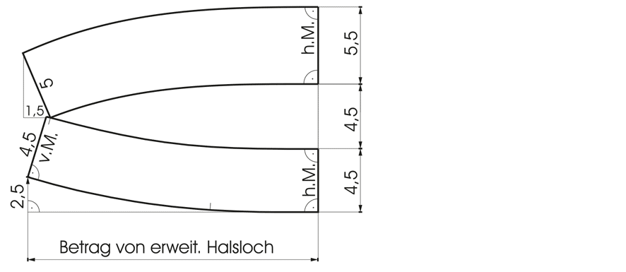 Kragen mit hohem Steg