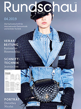 Titel der Fachzeitschrift für internationale Damenmode und Schnitt-Technik