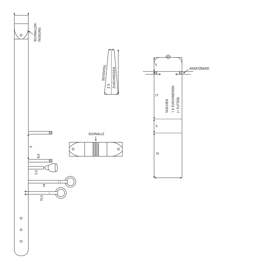 Nähanleitung Gürtel