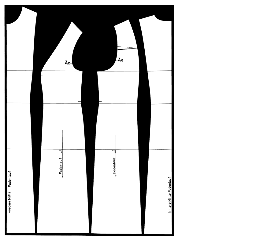 Schnittkonstruktion Prinzessnaht