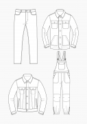 Produkt: PDF-Download: Schnitt-Technik Jeans-Basics Herren