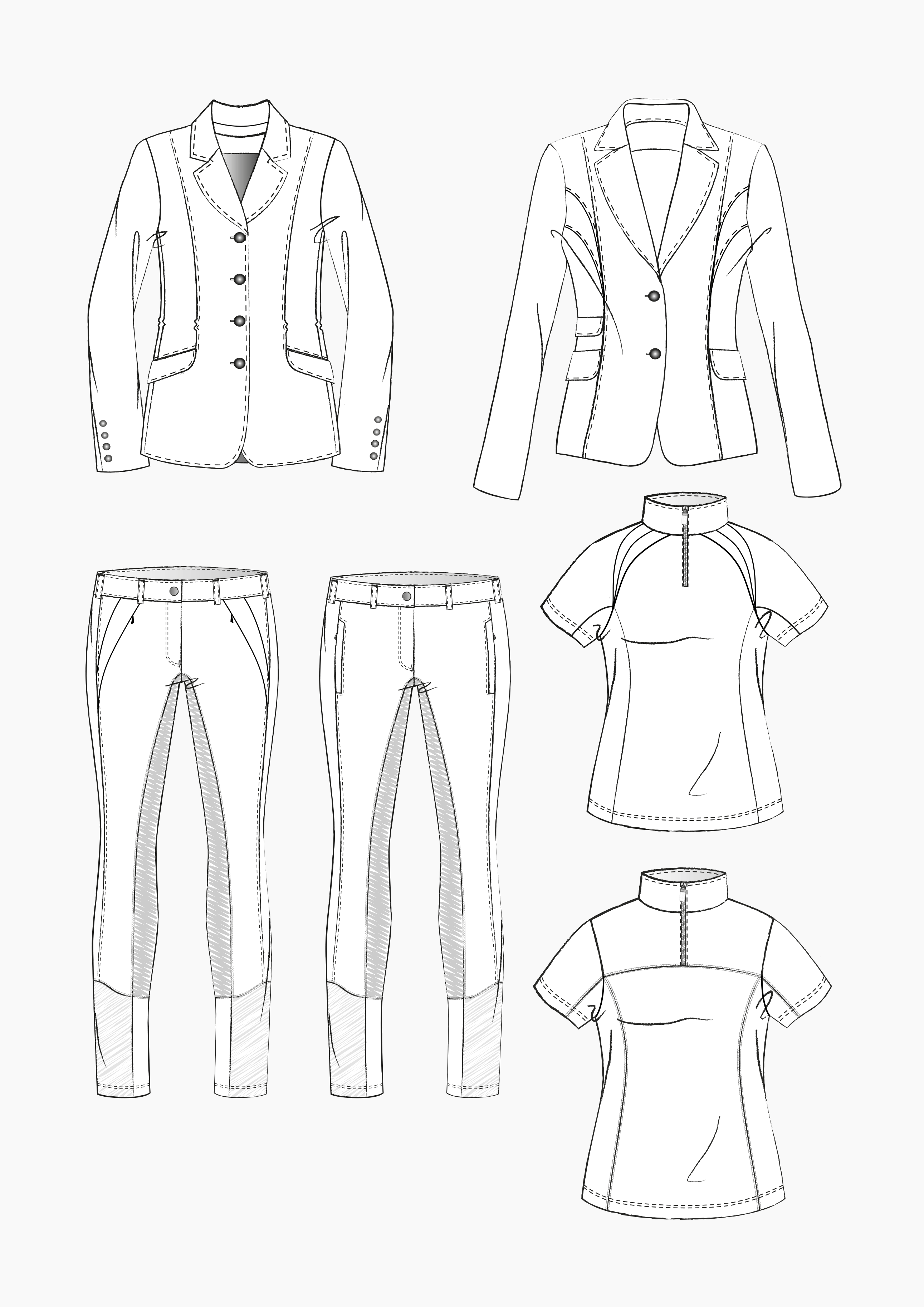 Produkt: Schnitt-Technik Reitbekleidung – Teil 1