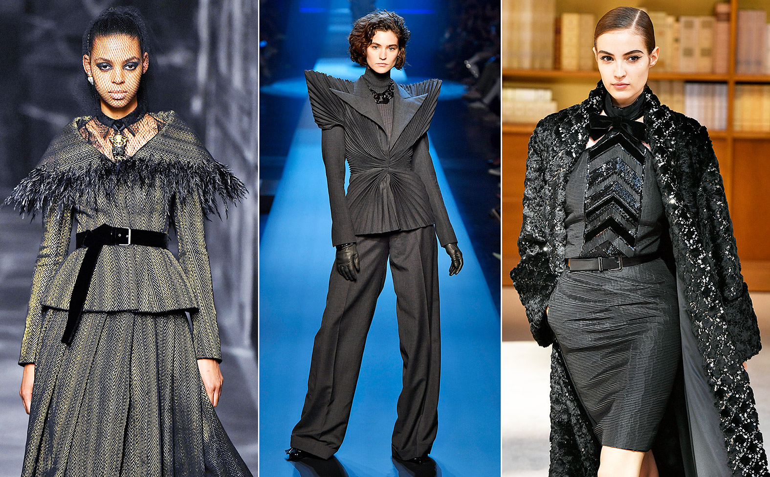 Haute Couture Kleider von Dior, Gaultier und Chanel