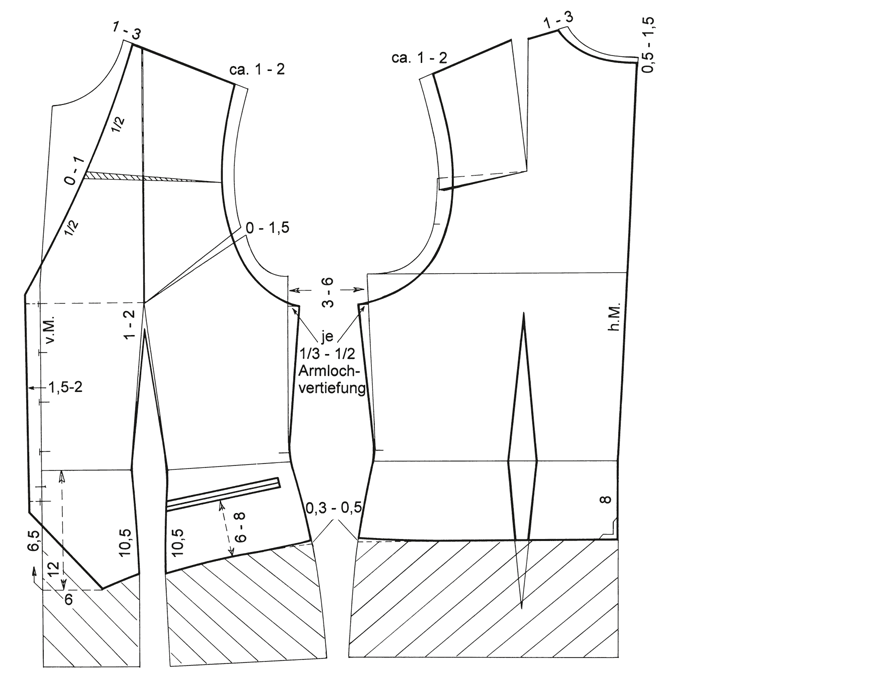 Pattern Construction for Vest › M.Mueller & Sohn