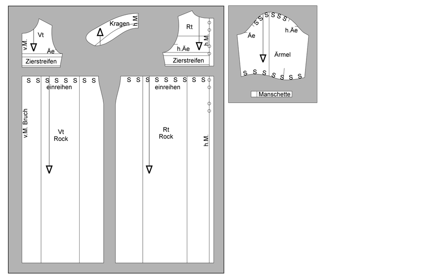 Pattern Construction Christening Gown
