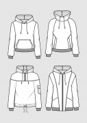 Produkt: Schnittmuster Hoodies