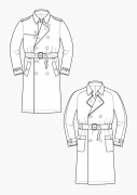 Produkt: PDF-Download: Schnitt-Technik Trenchcoats für Herren