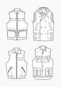 Produkt: PDF-Download: Schnitt-Technik Historische Outdoor-Westen für Herren 