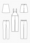 Produkt: PDF-Download: Schnitt-Technik Grundschnitt-Konstruktionen Röcke & Hosen für Mädchen 
