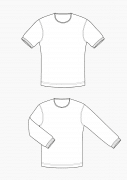 Produkt: Download Schnitt-Technik HAKA Gradieren T-Shirt für Herren