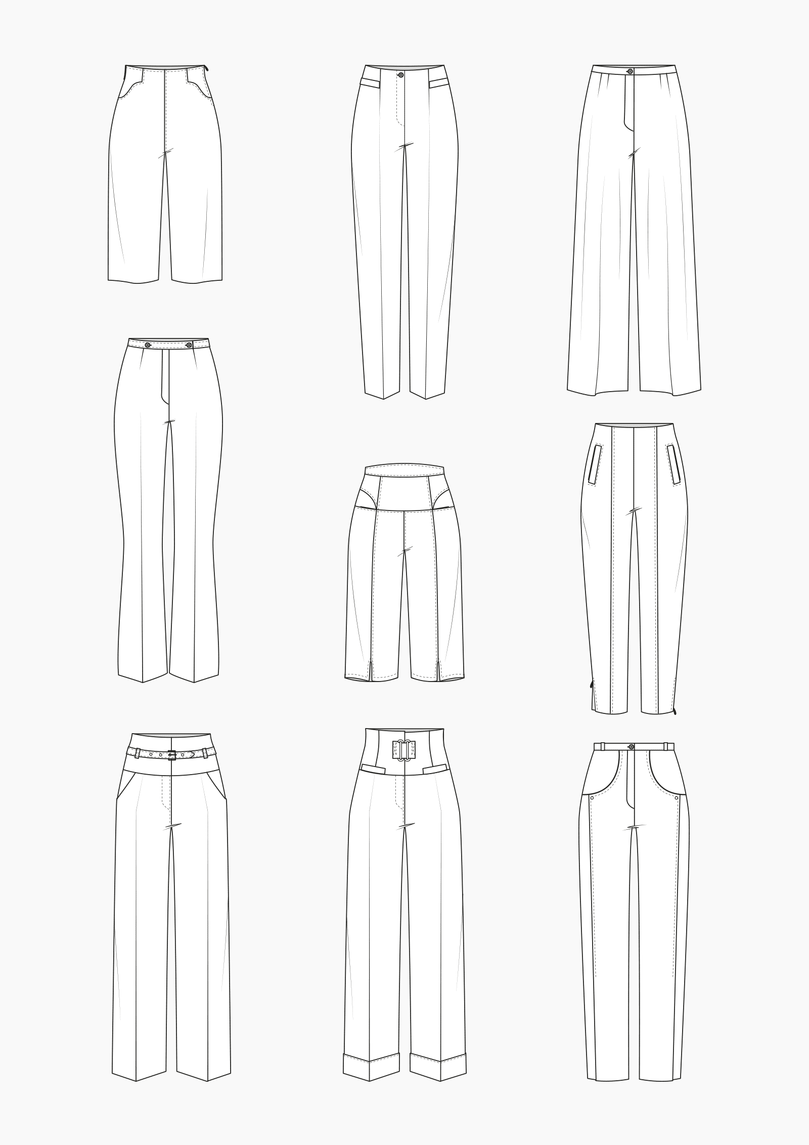 Produkt: Schnitt-Technik Hosen mit hoher Taille