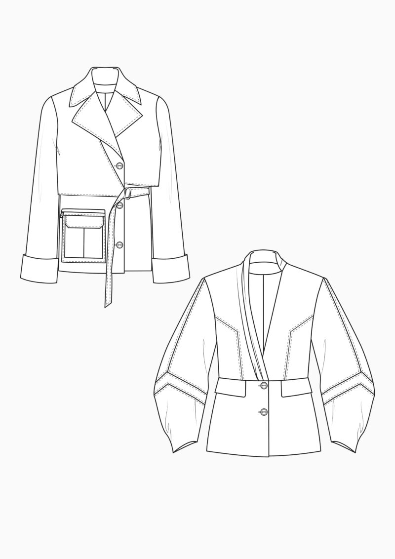 Produkt: Schnitt-Technik DOB Jacken für Große Größen