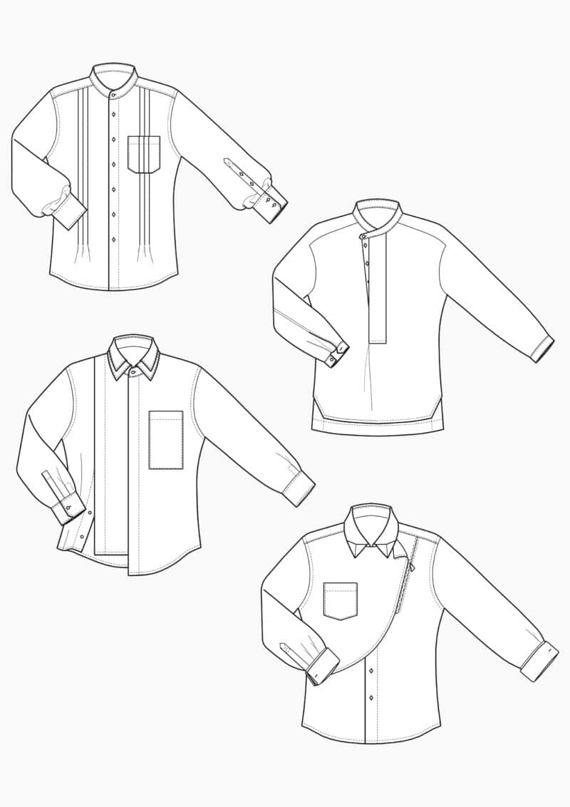 Produkt: Schnitt-Technik HAKA Hemden