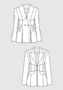 Produkt: M. Müller & Sohn - Schnittmuster - DOB - Blazer mit Miederdetails