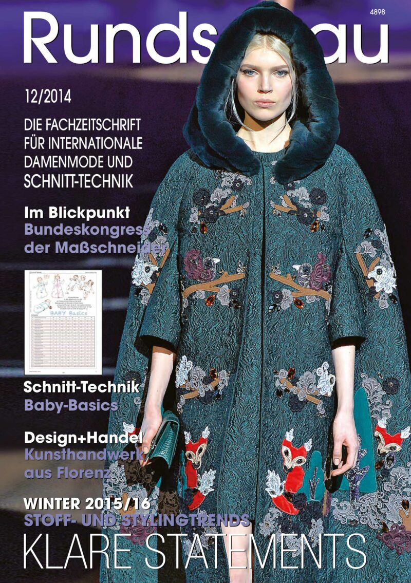 Produkt: Rundschau für Internationale Damenmode 12.2014 Digital