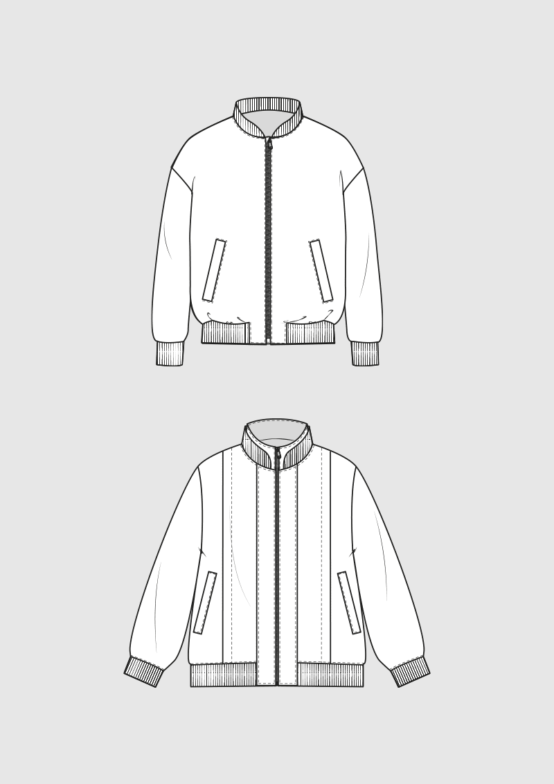 Produkt: Schnittmuster HAKA Bomberjacken