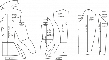 Pattern Tight-Fitting Jackets › M.Mueller & Sohn