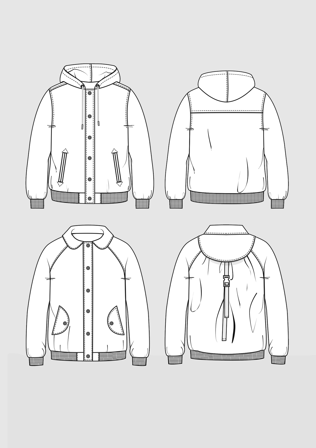 Product: Pattern Blouson Jackets for Children