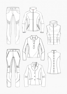 Product: Download Pattern Construction Women: Equestrian Apparel 2