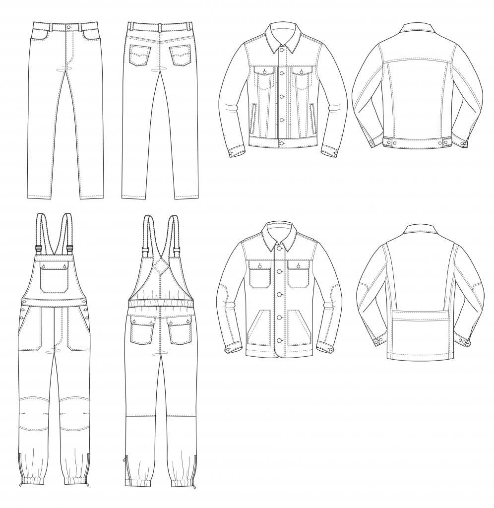 Patternmaking Techniques Jeans-Basics for Men