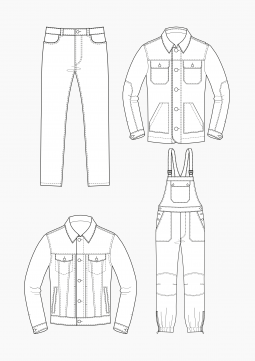 Product: PDF Download: Patternmaking Techniques Jeans-Basics for Men