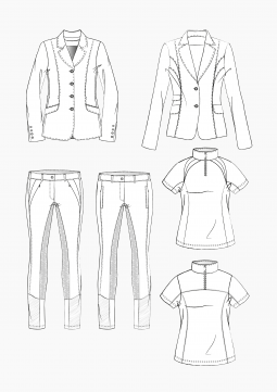 Product: PDF Download: Patternmaking Equestrian Apparel - Part 1