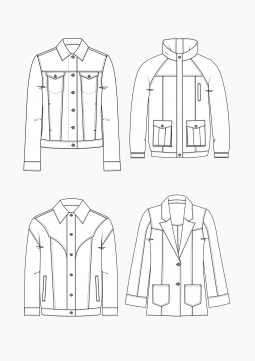 Product: Download Pattern Construction Women: Denim Jackets