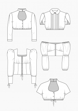 Product: Download Pattern Construction Women: Dirndl Blouses