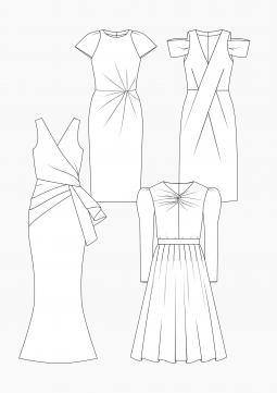 Product: PDF Download: Pattern Making Evening Dresses