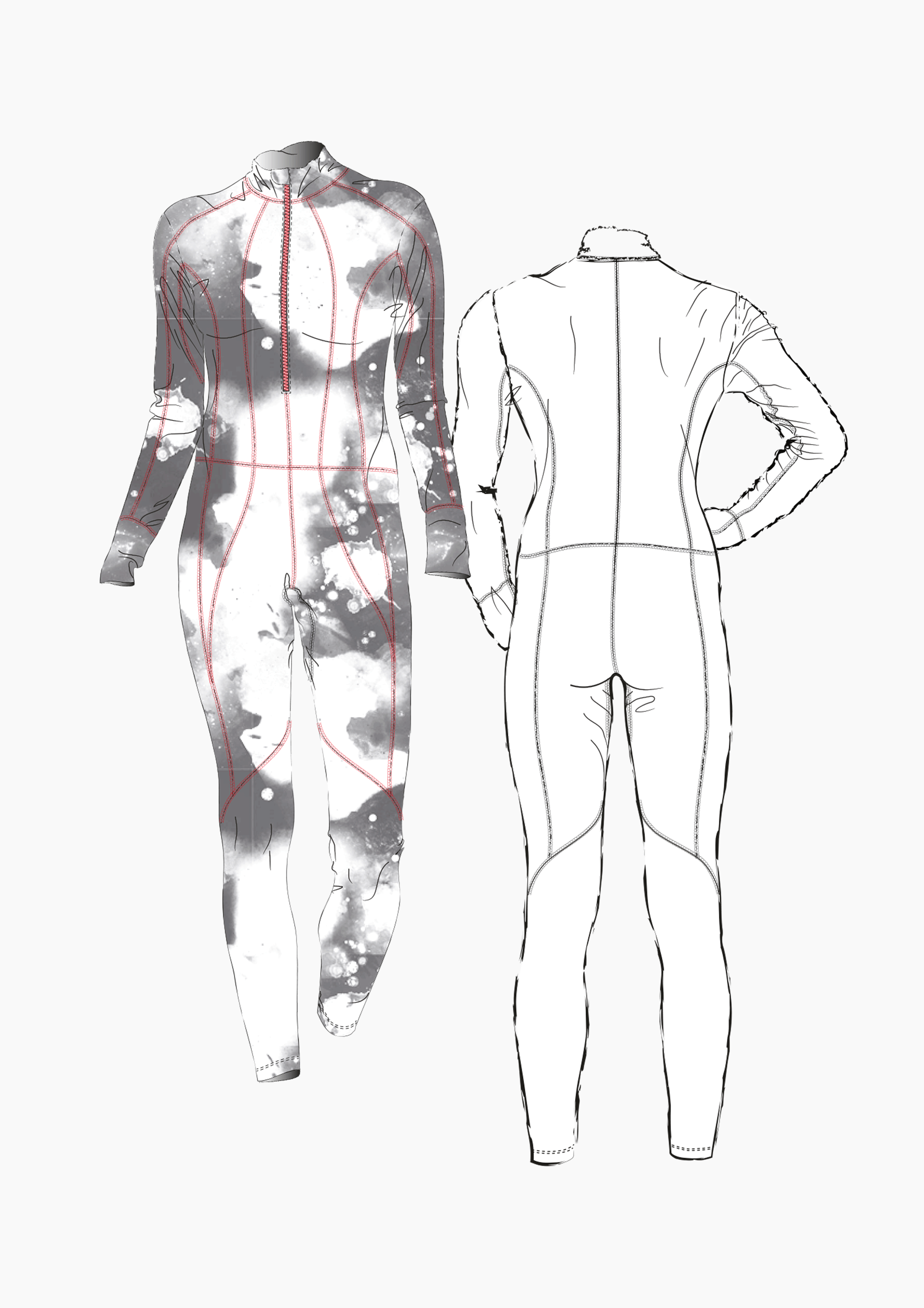 Product: Pattern Making Cross Country Skiing Suit