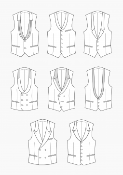 Product: Download Pattern Construction Men: Waistcoats