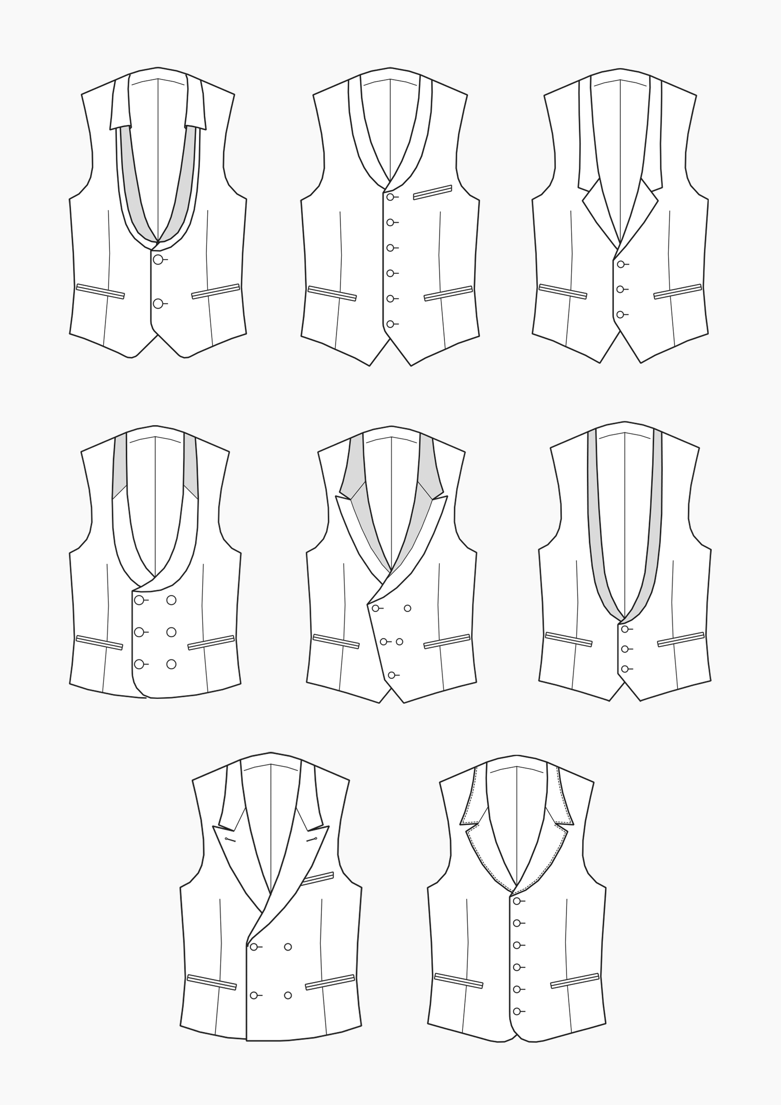 5+ Long Waistcoat Sewing Pattern - LeighannLeni