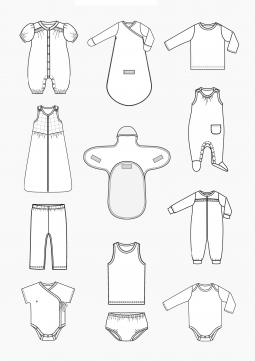 Product: Download Pattern Construction Children: Baby Clothes