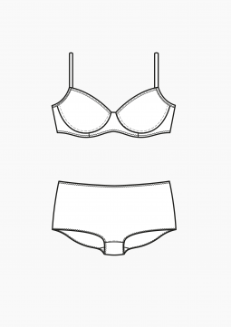 Product: PDF Download: Pattern Making Bra and Slip