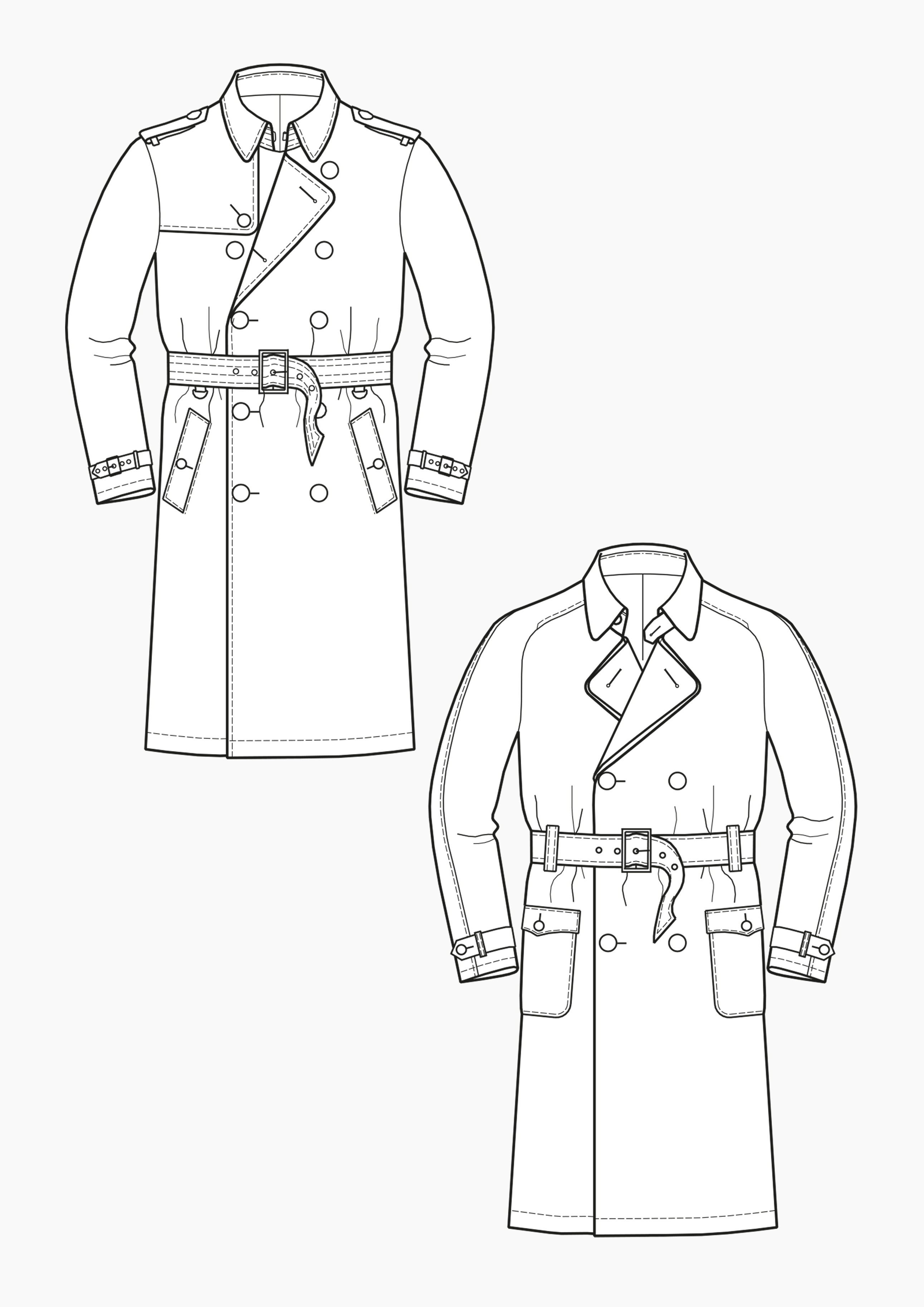 Product: Pattern Making Trenchcoats for Men