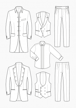 Product: PDF Download: Pattern Making Wedding Suits