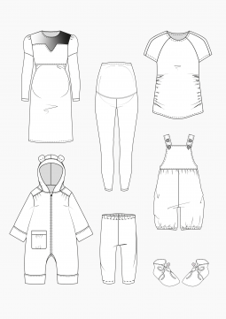 Product: Download Pattern Construction Children: Maternity and Baby Clothes