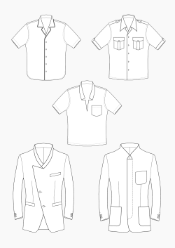 Product: Pattern Making Collar Variations for Suit Jackets and Shirts