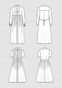 Product: Pattern Shirt Blouse Dresses