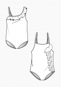 Product: Download Pattern Construction Children: Swimsuits