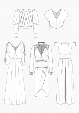 Product: PDF Download: Download Pattern Construction Women: Two-Piece Sets